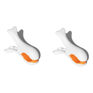 FUNG 2/3pcs Fish Shape Drying Clips Windproof Plastic Clothes Peg Pins Strong Fixing Large Size Quilt Shark Clamps Outdoor Balcony