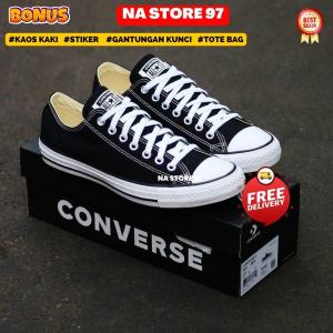Sepatu Converse599 low pendek All Star Hitam Tinggi Sepatu Sneakers Pria Termurah Sepatu Klasik Wanita Sepatu Sekolah Hitam Tinggi Both High Sepatu Sneakers Kasual Sepatu Kets Allstar Terbaru Canvas Shoes Classic Hitam Casual Kuliah Sneakers Mens Womens
