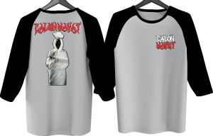KAOS RAGLAN PRIA SABLON CALON MAYAT \ KAOS RAGLAN PRIA LENGAN 3\4 ATASAN PRIA / KAOS MURAH / KAOS DISTRO / KAOS SIMPLE / T-SHIRT PRIA