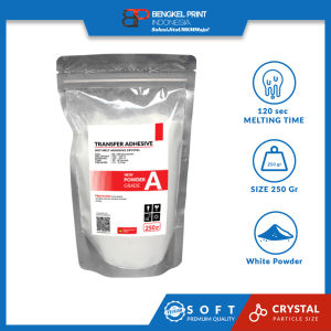 HOTMELT POWDER ADHESIVE 100gr / 250gr UNTUK DTF 80-170MICRON 100gr | POWDER GRADE A