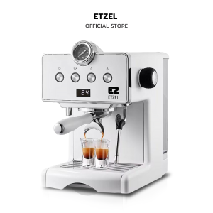 NEW!! เครื่องชงกาแฟ ETZEL รุ่น SN610 แรงดัน 20 บาร์ เครื่องชงกาแฟเอสเพรสโซ่กึ่งอัตโนมัติ Espresso Coffee Machine