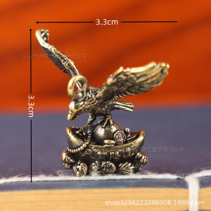 Brass soaring yellow pendant eagle wings pendant pendant eagle keychain accessories scenic stall night market