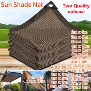 Anti UV 95% Sunshade Net brown Outdoor Garden Net Farm Net Greenhouse Sunscreen Sunblock Shade Cloth Outdoor