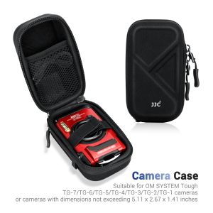 JJC Camera Bag Pouch Protective Case For OM-SYSTEM Olympus Tough TG-7 TG-6 TG-5 TG-4 TG-3 TG-2 TG-1 Replaces Olympus CSCH-107 & More Camera Size Within 130x68x36mm