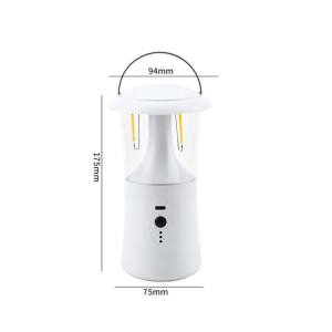 New camping tungsten alloy outdoor USB rechargeable LED portable emergency camping light with 3 modes suitable for outdoor hiking tent handle light outdoor camping horse light