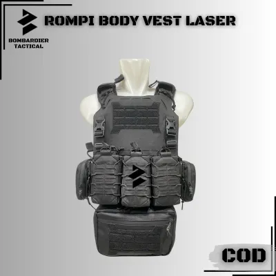 [ TERLARIS ] Rompi Body Vest Tactical Body Vest Tactical Rompi Body Vest Militer Rompi Pelindung Dada motif terbaru Laser cuting