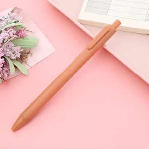 1PC 0.5mm Macaron Gel Pen Student Stationery Black Pen Office School Student