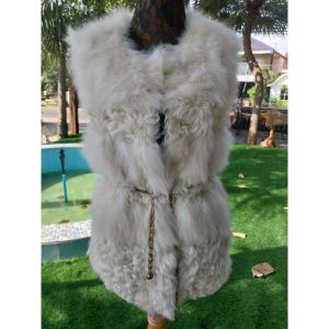 เสื้อกั้กขนแท้ ขนFoxแต่งสลับขนแกะละมุนมาก