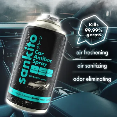 SANKITO Premium Car Air Freshener Spray - Antibacterial Scented & Odor Eliminating - 150ml