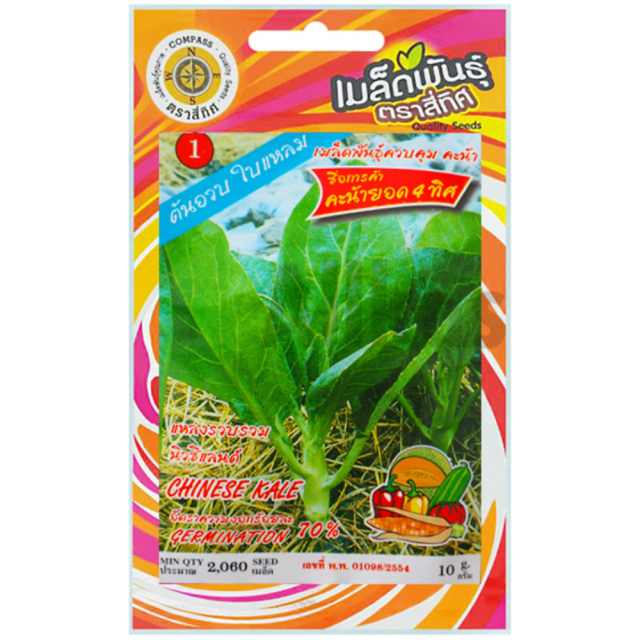 เมล็ดพันธุ์ คะน้ายอด 4 ทิศ ตราสี่ทิศ | Lazada.co.th