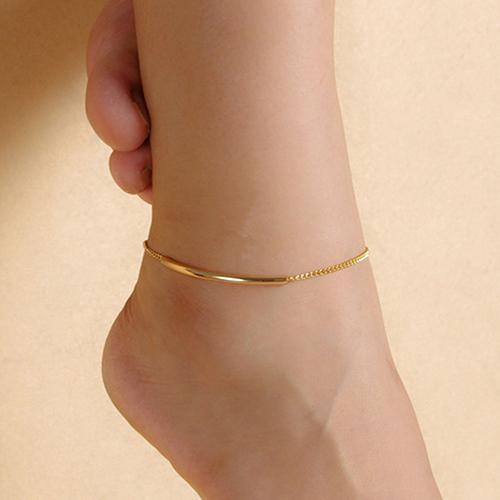 Gold store foot anklet