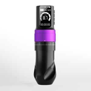 TROYTATU Tattoo Pen with Wireless Power Supply Adjustable Tattoo Machine with Digital LED Display - Ideal for Beginners and Artists