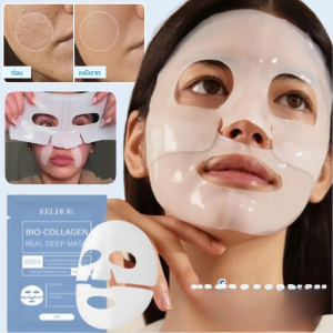 Jelly Collagen Mask การวิจัยเกาหลี 10 ชิ้น ให้ความชุ่มชื้นล้ำลึก รูขุมขนเล็กลง ผิวกระชับ อุปสรรค มาส์ก