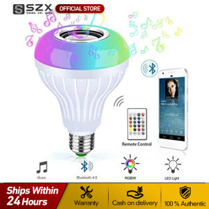 Bluetooth LED Light Bulb Speaker Music Audio with Sound Function Smart Light Lamp Speaker