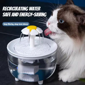 Fountain Dispenser Water Tempat Minum Kucing Burung Anjing Otomatis Air Terjun Air Mancur Hewan Pet