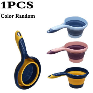 [Same Day Ship] Foldable Water Dipper Collapsible WATER SCOOP DIPPER Water Ladle Multi-purpose Folding