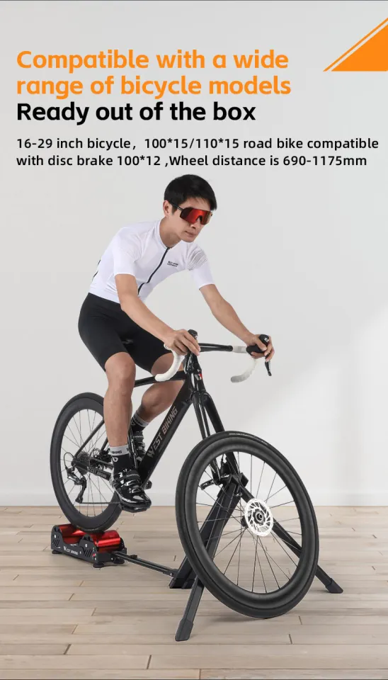 WEST BIKING Bike Rollers Adjustable Bike Trainer Stand Foldable