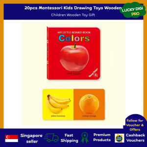 20pcs Montessori Kids Drawing Toys – Wooden DIY Painting Template Stencils Fun Educational Learning Set for Children to Boost Creativity Fine Motor Skills Imagination & Hand-Eye Coordination Safe Wooden Toys & Perfect Gift for Artistic Kids