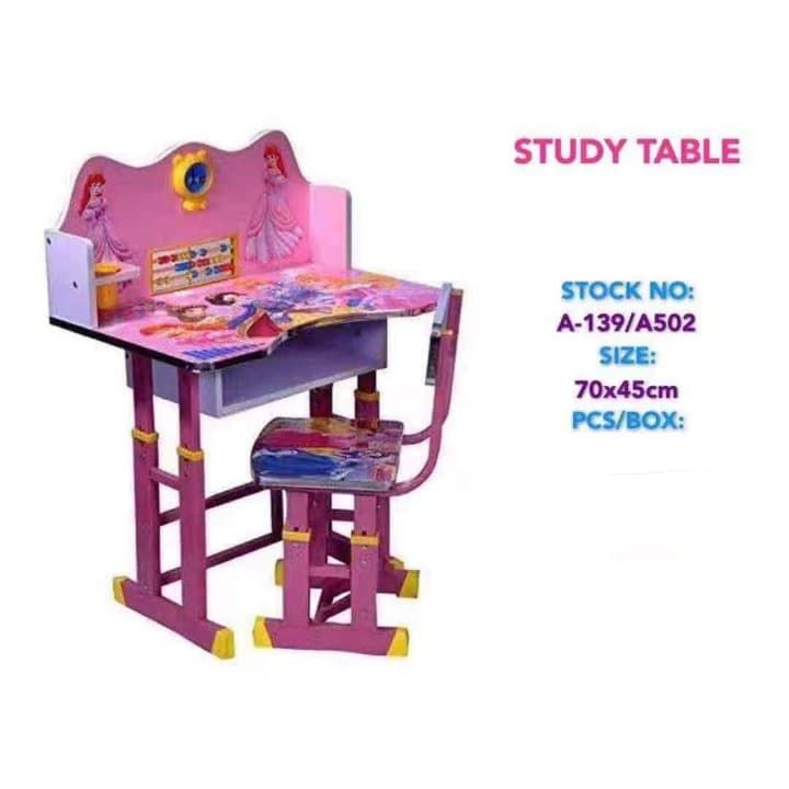 Cartoon character table shop and chair set