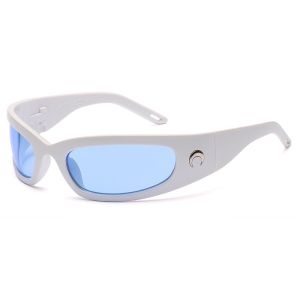 Y2k Moon Rectangular Sunglasses Women Hip Hop Punk Sun Glasses Street Retro sunglasses for Men