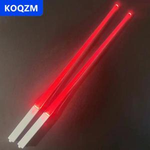 [COD] KOQZM 1 pcs LED lightsaber sáng đũa có thể tháo rời có thể giặt tái sử dụng miễn phí Bộ đồ ăn cho nhà bếp bữa ăn tối