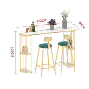 Bar Table And Chair Set balcony table  Long Table Bar Table And Chair Set  Bar Counter Table High Table Long Partition against the Wall High Bar Table Environmentally Friendly Material Solid and Durable 吧台桌