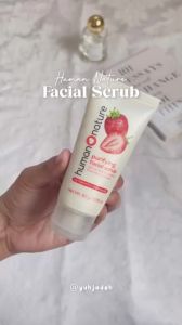 Human Nature Purifying Facial Scrub Gentle Exfoliating Smooth Fresh Skin Care 50g