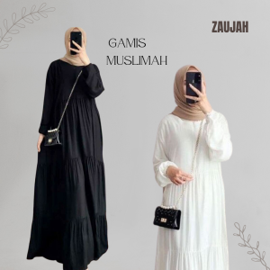 Gamis Homey Dress Raniah Bahan Premium Adem Nyaman Dipakai