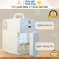 Tủ Lạnh Mini Moaz BéBé 2 Tầng Đông - Mát Riêng Biệt Trữ đông sữa cho Bé, Độ ồn Thấp, Tiết Kiệm Điện, Làm Lạnh Nhanh (MB-085) Dung tích 22L. 