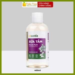 Sữa Tắm VISANTE Chiết Xuất Sâm Ngừa Mụn Làm Sạch Da 400ml