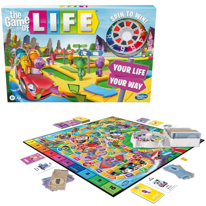 Hasbro Gaming The Game of Life Spin To Win Family Board Game Lazada