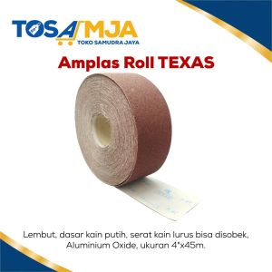 PER METER AMPLAS ROLL KAIN ECER Grit 40 60 100 120 180 240 400 Per Meter / AMPLAS METERAN TEXAS