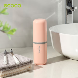 [พร้อมส่ง]ECOCO ที่ใส่แปรงสีฟันแบบพกพา  ที่เก็บแปรงแต่งหน้า ถ้วยน้ำยาบ้วนปากในครัวเรือนจัดเก็บง่ายและอเนกประสงค์ E2107