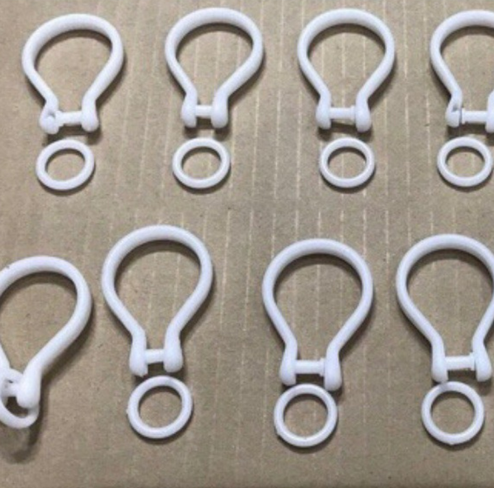 (10 cái) Khoen móc treo rèm các loại, miếng keo dán tường - phụ kiện ...