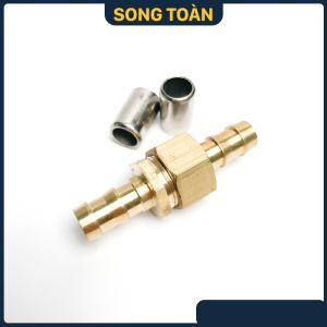 Bộ Đầu Nối Bấm Ống Áp Lực Đuôi Chuột 13 Đầu Nối Bấm Ống Đực Cái Đuôi 13mm