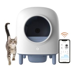 Petree Generation 2 Automatic Self-cleaning Smart Cat Litter Box (With Enclosed Pet Tray and App Remote Control)