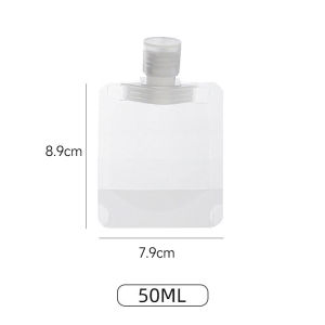 Travel Refill Pouch For Skincare Cleanser Lotion Shampoo Refill Bags