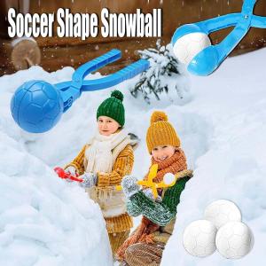 XUECHUANGYING Winter Toy Sports Outdoor Sport Kids Toys Mould Toy Soccer Snow Ball Sand Making Mould SnowBall Clip Snow Ball Maker Snowball Maker Mold