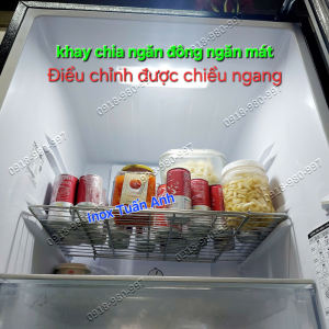 Khay Inox Chia Ngăn Tủ Lạnh Vỉ Inox Chia Ngăn Tủ Lạnh Có Thể Điều Chỉnh Chiều Ngang