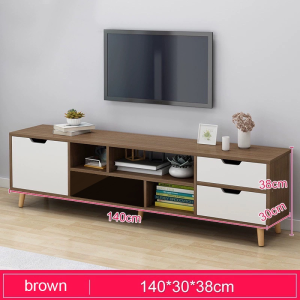 TV Rack Cabinet Wooden Modern Minimal Suitable for Living Room 120/140CM