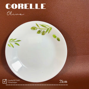 Corelle USA - Olive - [Bán lẻ] 01 Món Tô Chén Dĩa Chủ Đề Quả Ô Liu