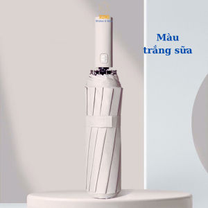 Ô Dù Che Mưa Đi Nắng Vải Dù Ô Gấp Gọn Chống Tia UV Chống Thấm Nước Đóng Mở Tự Động Rộng 104cm