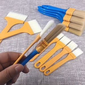 🖌️Combo 3 Cọ Quét Đầu Nhọn 2 inch 4cm Lông Nylon Mềm Đa Năng – Quét Gia Vị Vệ Sinh Sơn Thủ Công PVN9388