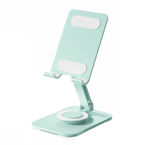 SAZ92 Metal Adjustable Phone Holder Folding 360 ° Rotating Mobile Phone Holder Stand Stable Adjustable Table Cell Phone Stand Universal Bracket