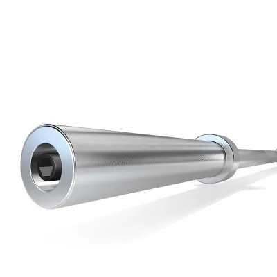 Thanh đòn tạ chất liệu thép mạ inox 1.8m + kẹp khóa - Onesport
