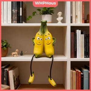 WHPHous Fun Fruit Sculptures Featuring Adorable Shapes Like Pineapples Bananas Lemons And Oranges Perfect For Personalizing Your Decor.