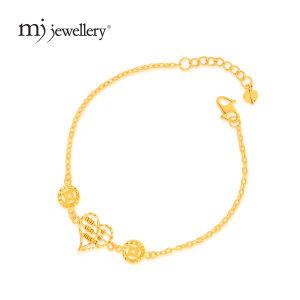 MJ Jewellery Gold Love Abacus Bracelet T22  375 Gold & 916 Gold