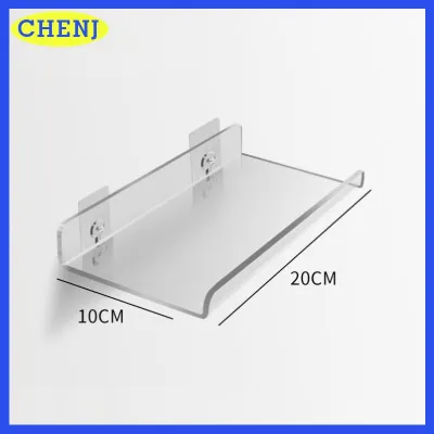 CHENJ Kệ Acrylic để lưu trữ tường giá sách nổi kệ trưng bày tổ chức cho phòng tắm phòng ngủ phòng khách nhà bếp trang trí phòng