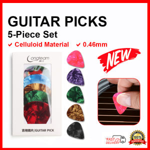 5pcs Guitar Pick Colorful (GA-P1) for Akustik Elektrik Gitar Akustik dan Elektrik Accessories Original