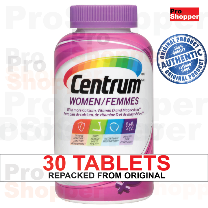 Centrum Complete Multivitamin and Mineral Supplement for Women -30 Tablets